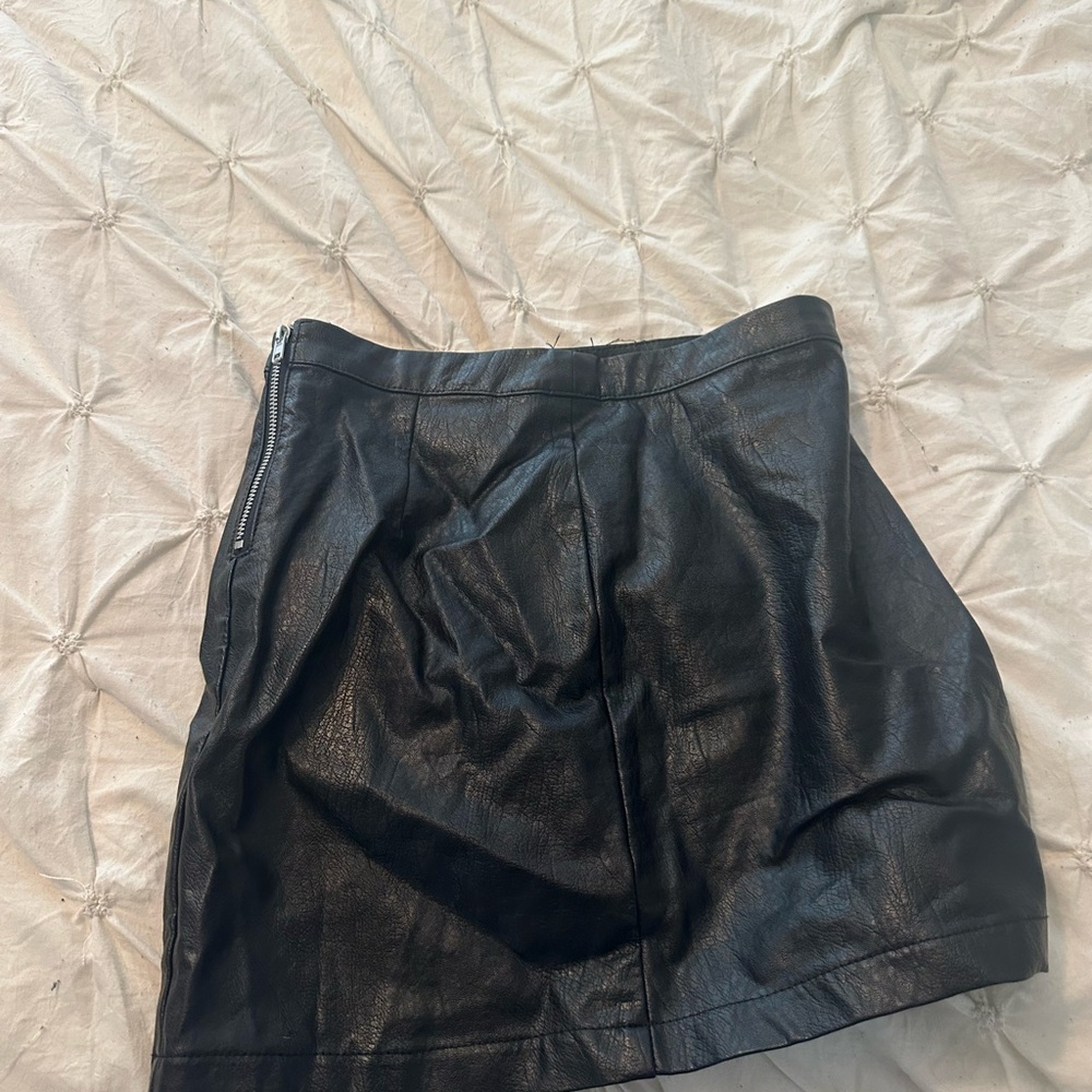Art Class Black Mini Skirt